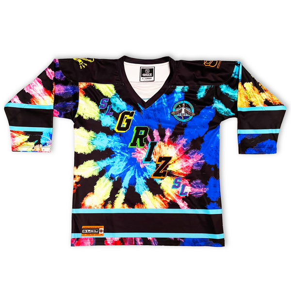 Tie dye hockey store jersey