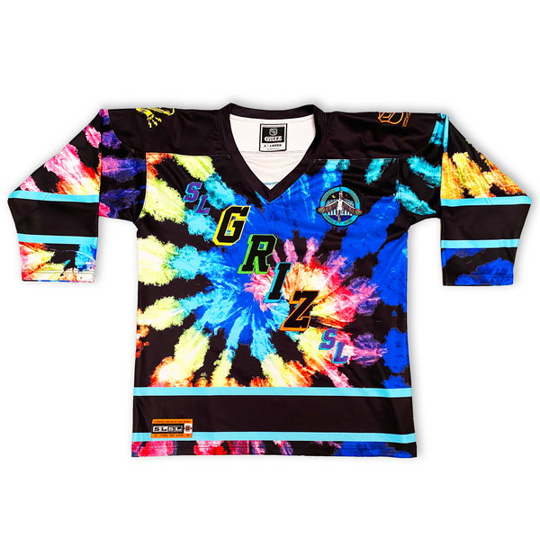 Tie dye online hockey jersey