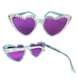 GRiZ Show Love Polarized 💜 Purple Sapphire-Stoned Sunglasses