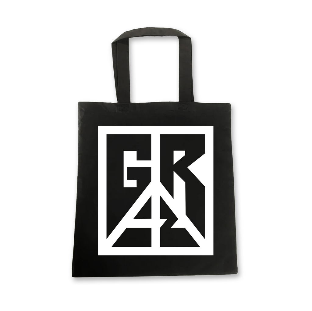 GRiZ Block Logo Tote Bag in Black