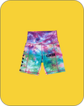 Rainbow Brain High Waisted Bike Shorts