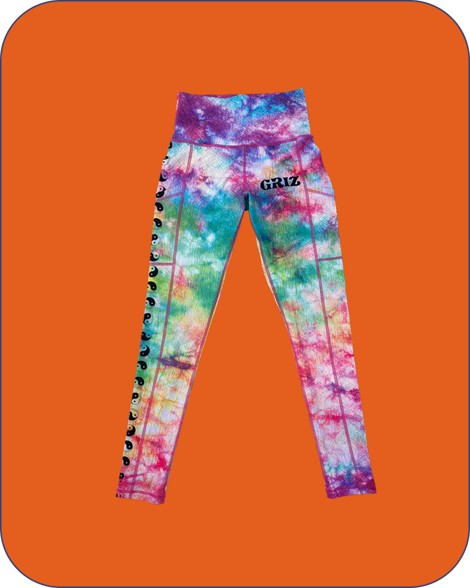 Rainbow Brain High Waisted Leggings