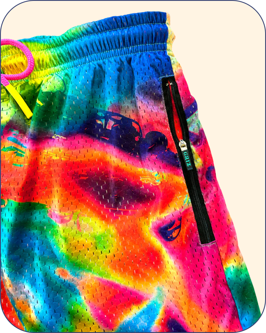 GRiZ Infra Rad Reversible Lounge Shorts