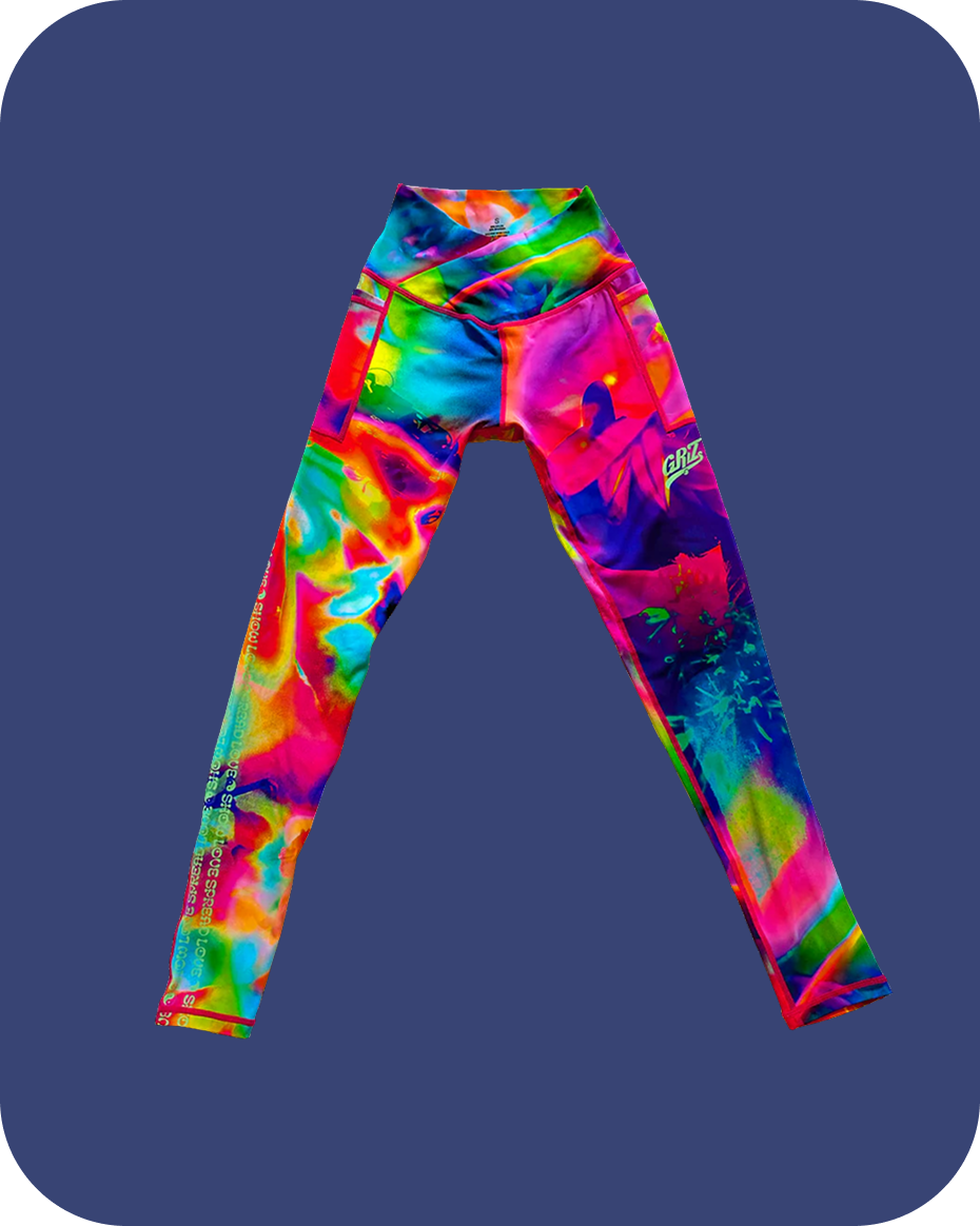 GRiZ Infra Rad Activewear Crossover Waist Leggings