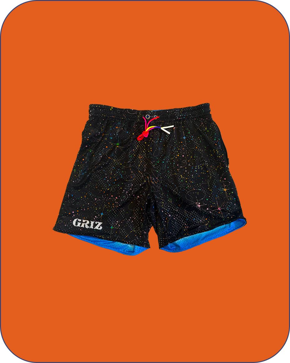 GRiZ GEMINI 2-Tone Reversible Lounge Shorts