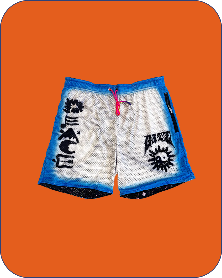 GRiZ GEMINI 2-Tone Reversible Lounge Shorts