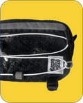 GRiZ Embroidered Cross Body Day Bag in Black