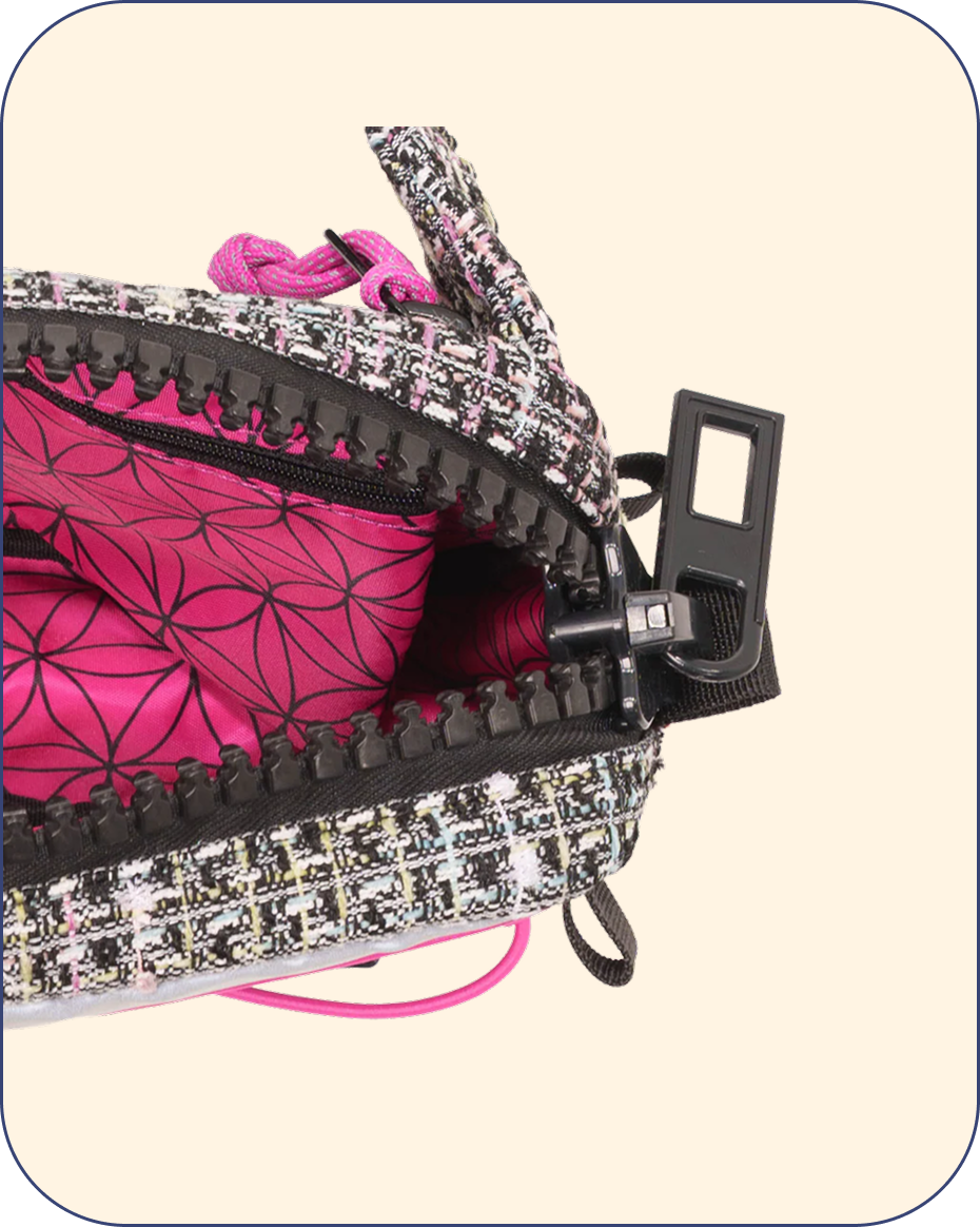 GRiZ Rainbow Houndstooth Cross Body Day Bag