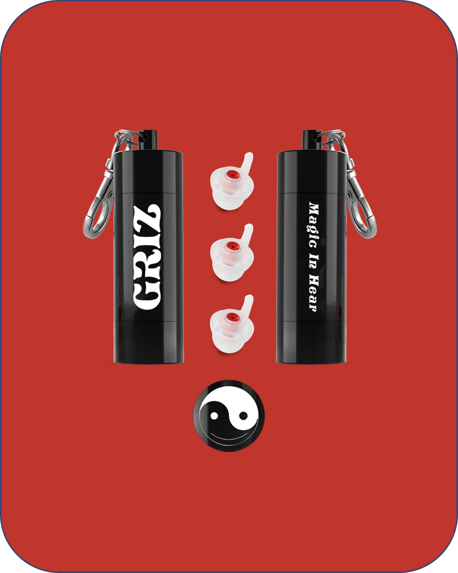 GRiZ x EARPEACE Essential Earplugs + Keychain Case