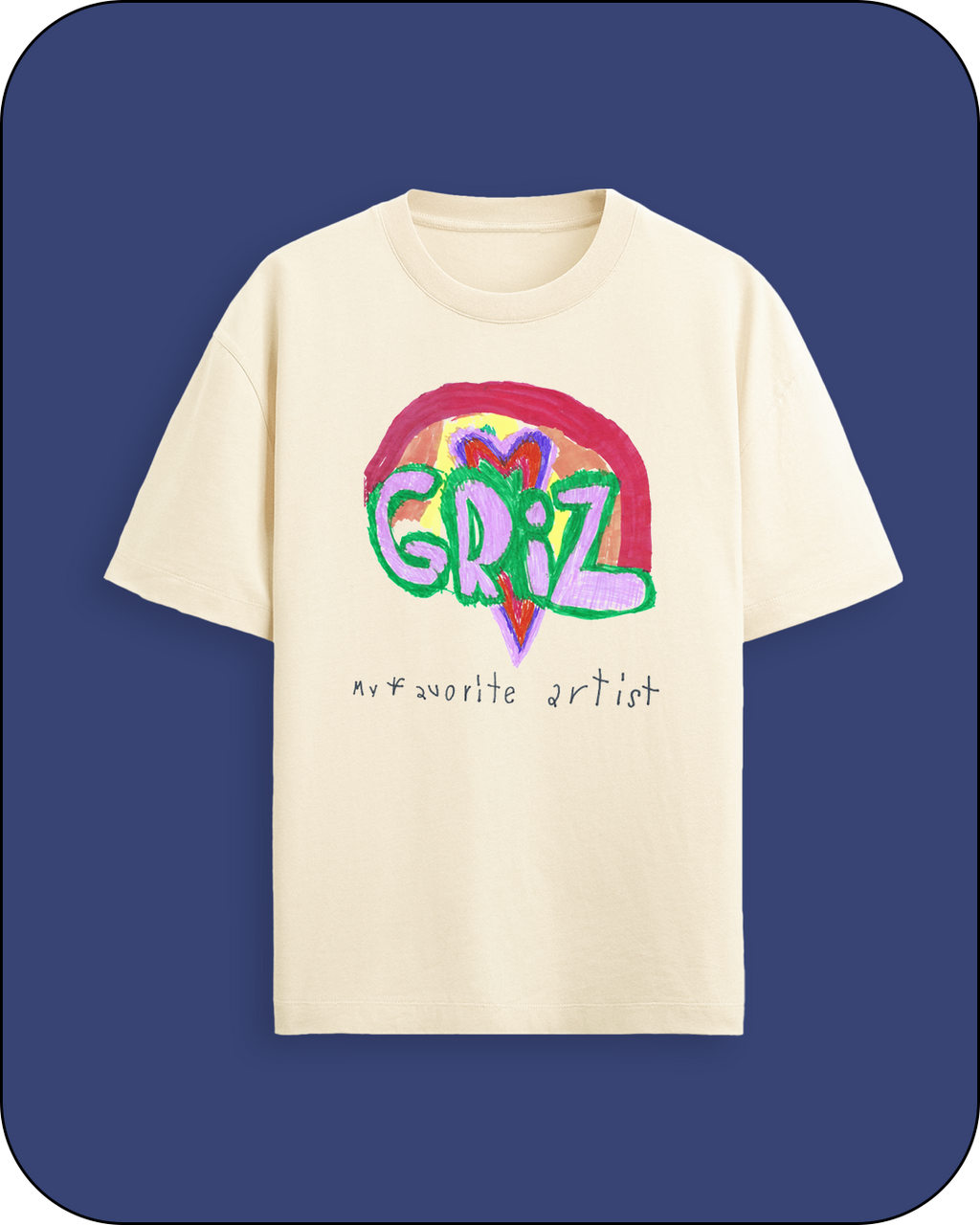 Harmony Project x Colibri Cream Tee (Limited Time Pre Order)