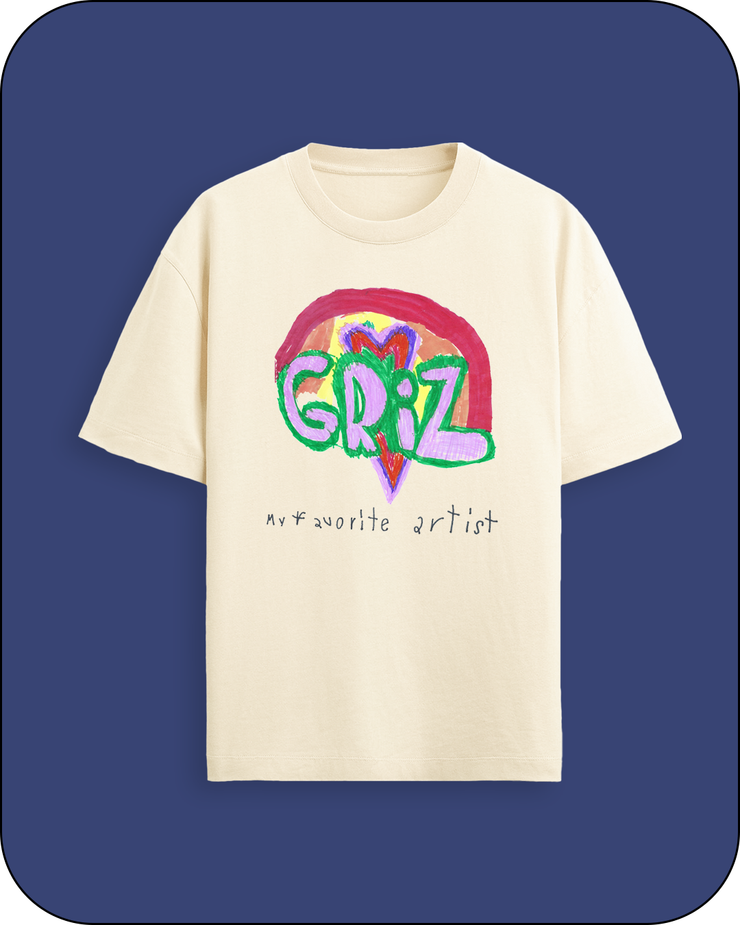 Harmony Project x Colibri Cream Tee (Limited Time Pre Order)