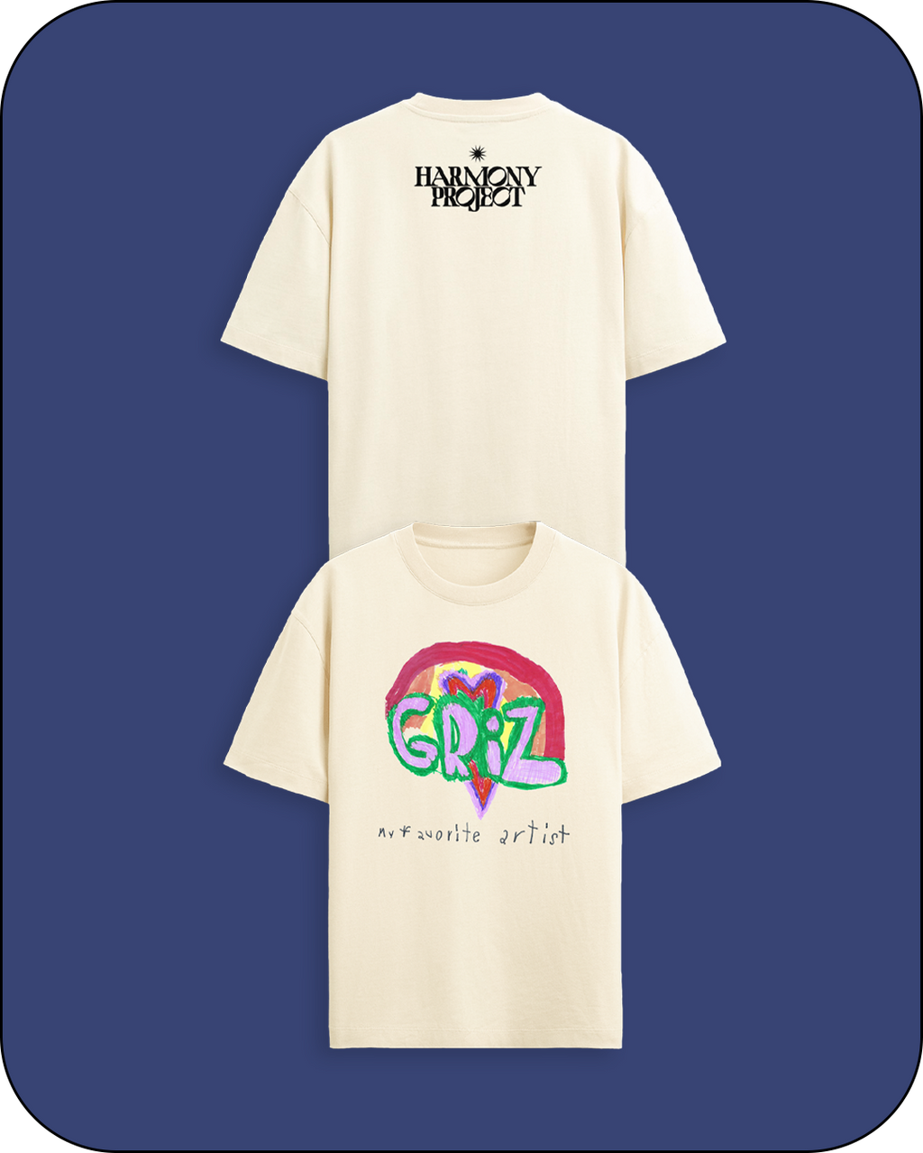 Harmony Project x Colibri Cream Tee (Limited Time Pre Order)
