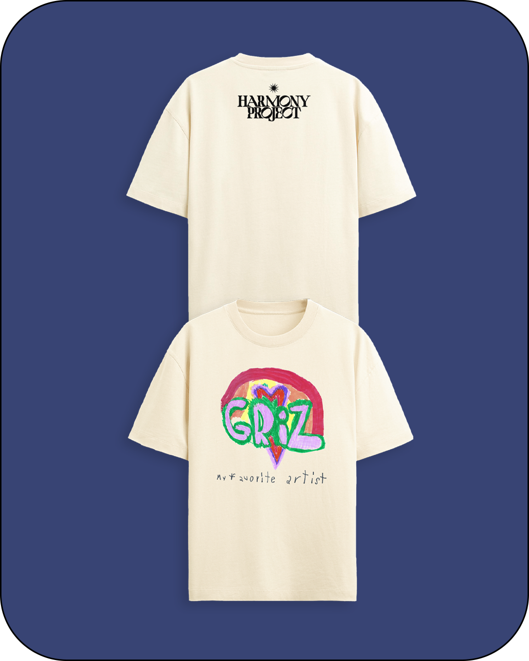 Harmony Project x Colibri Cream Tee (Limited Time Pre Order)