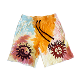 GRiZ Sonic Sunshine Sweatshorts in "Summer's-not-over-yet" Tie Dye