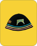 GRiZ Crochet Knit Striped Bucket Cap
