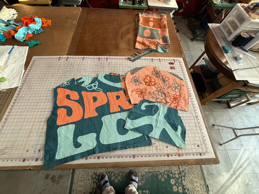 GRiZ x Dos Jefes Custom Sewn SLSL Woven Blanket Hoodie - AUCTION