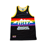 GRiZ "Nuggets" Edition Basketball Jersey in Black
