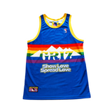 GRiZ "Nuggets" Edition Basketball Jersey in Blue
