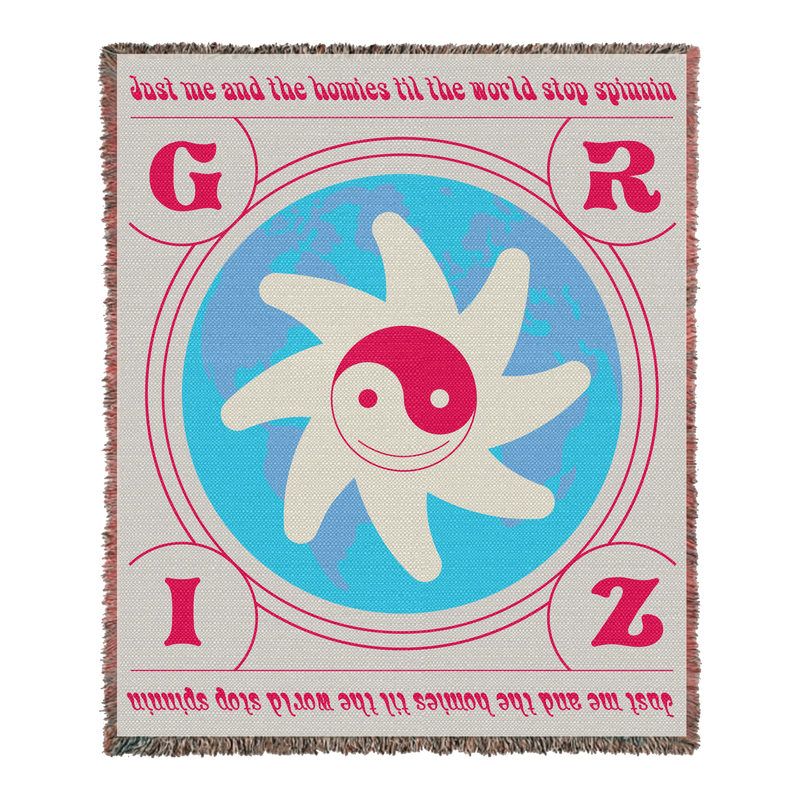 [Online Exclusive] GRiZ "Me & The Homies" Woven Blanket