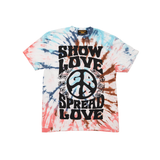 GRiZ Show Love Tee in Sky Clay Swirl Tie Dye