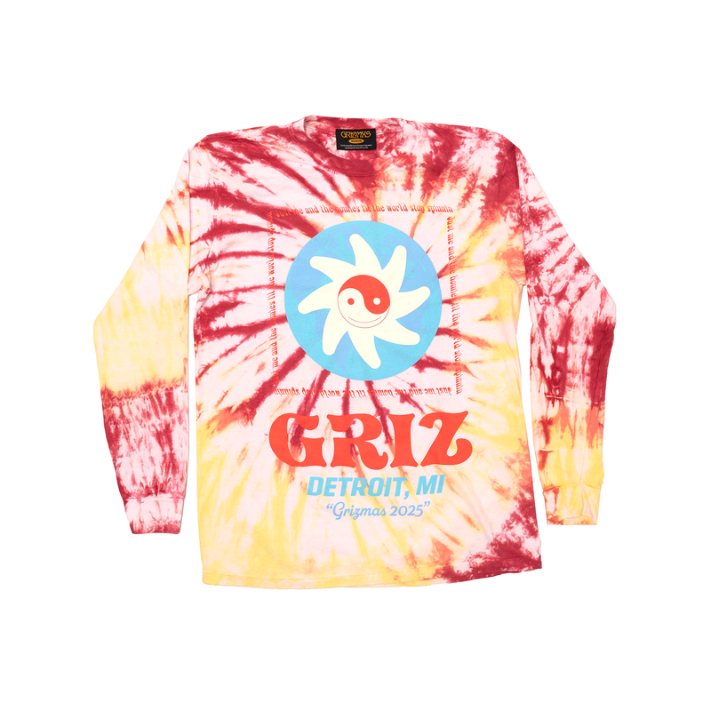 GRiZ "Me & The Homies" Long Sleeve in SummerDrink Tie Dye