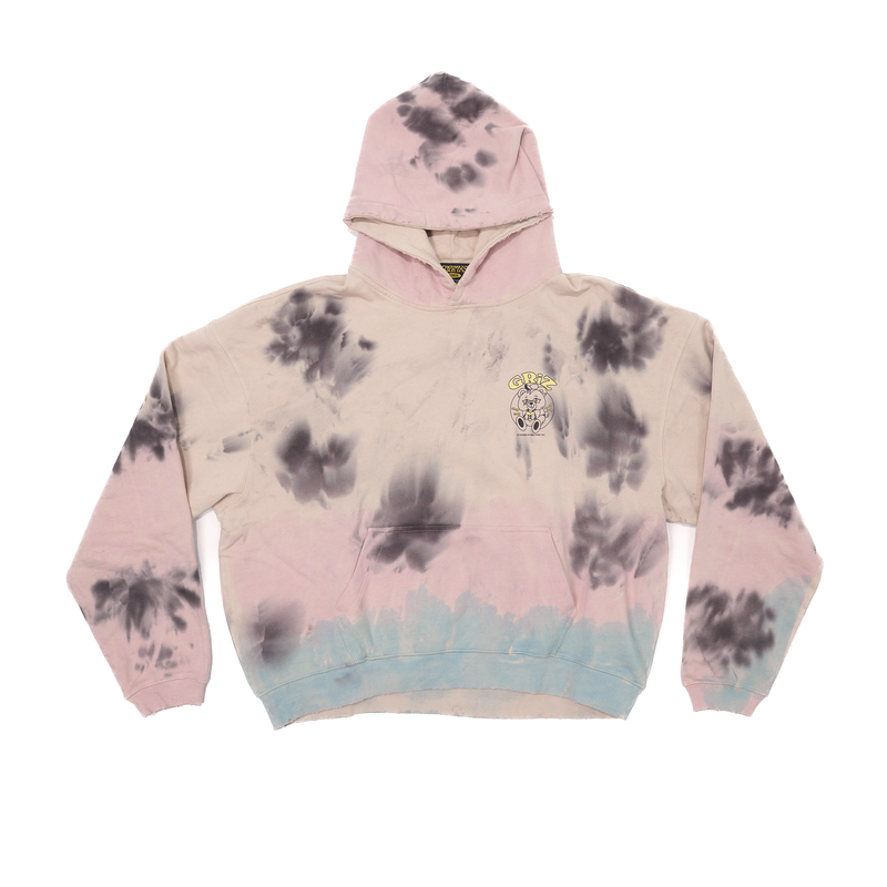 GRiZ "Love Bear" Pullover Hoodie in It-Drips Tie Dye