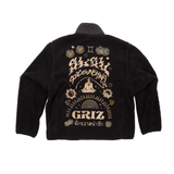 GRiZ "Sonic Sunshine" Polar Fleece Zip Jacket in Night Rainbow Colorway
