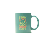 GRiZ Show Love 10oz Ceramic Drinkin' Mug in Sky Teal