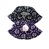 GRiZ X Grassroots Reversibel Polar Fleece Bucket Hat in Blackberry
