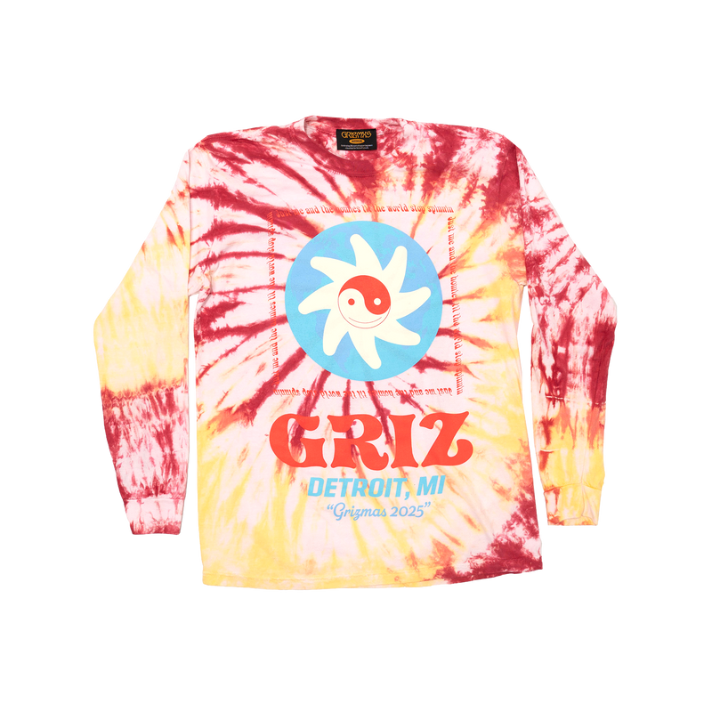 GRiZ "Me & The Homies" Long Sleeve in SummerDrink Tie Dye