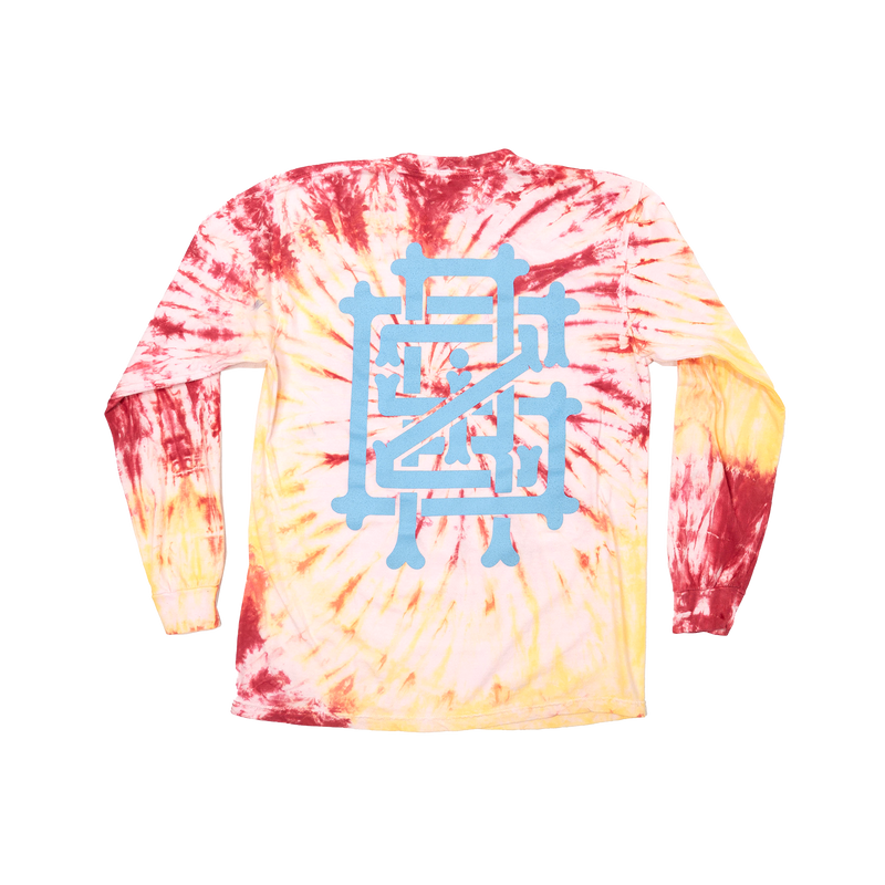 GRiZ "Me & The Homies" Long Sleeve in SummerDrink Tie Dye