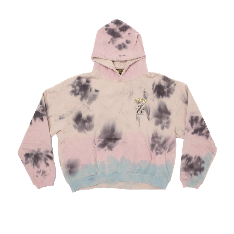 GRiZ "Love Bear" Pullover Hoodie in It-Drips Tie Dye