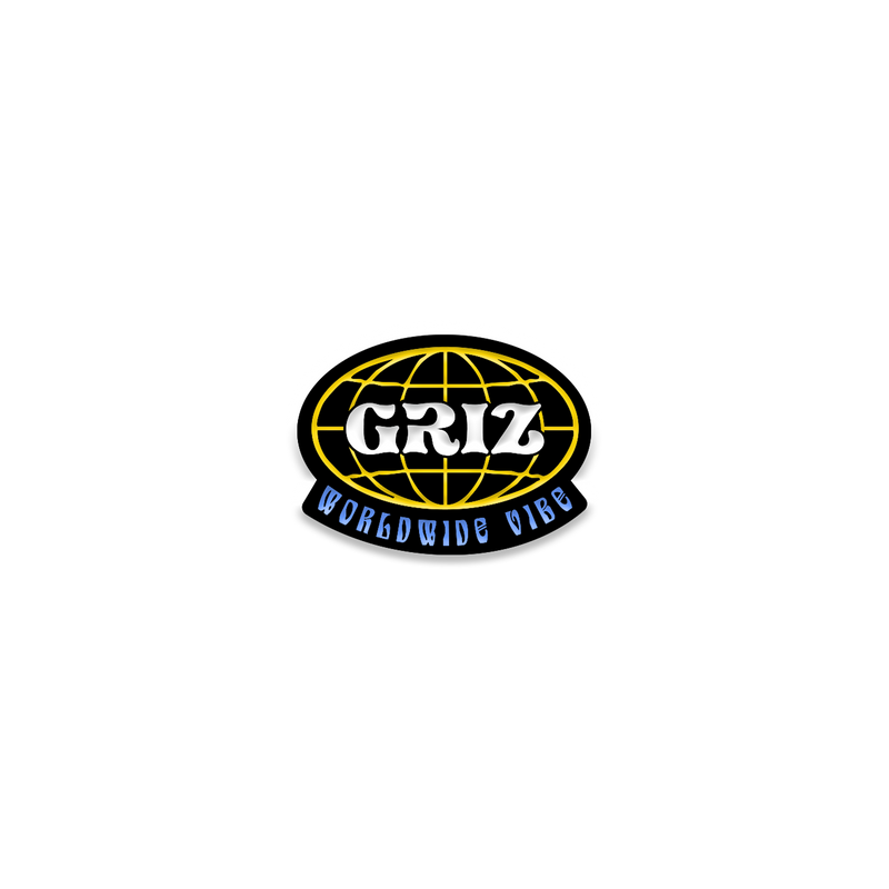 GRiZ Worldwide Vibe Pin in Primrose