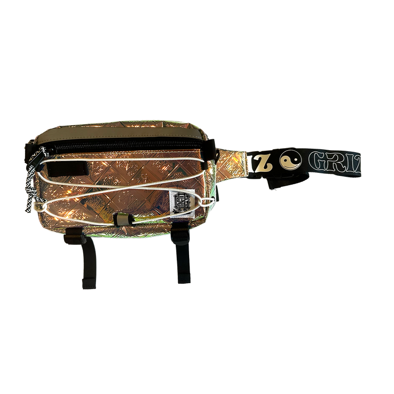 GRiZ Cross Body Day Bag in Irridescent Bones