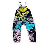 GRiZ Floral Warp Onesie Romper