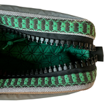 GRiZ Cross Body Day Bag in Woven Summer Greens