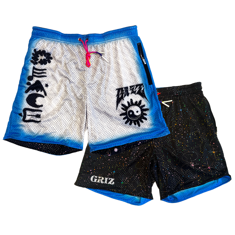 GRiZ GEMINI 2-Tone Reversible Lounge Shorts