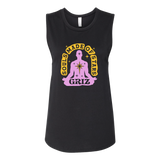 Souls Made of Stars Women's Sleeveless Top in Black