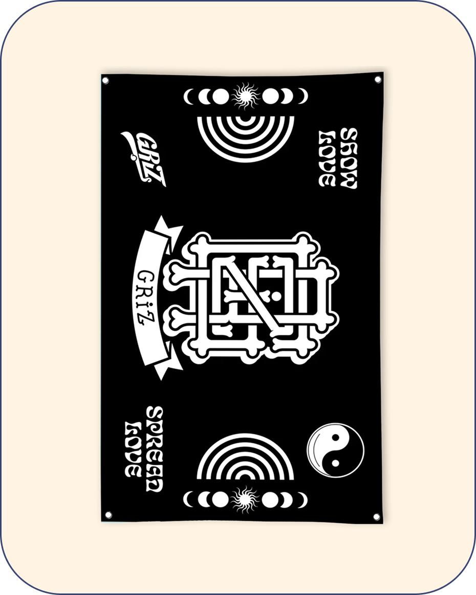 GRiZ Essentials V2 Bones Edition 2023 3' x 5' Flag
