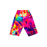 GRiZ Infra Rad Activewear Crossover Waist Bike Shorts