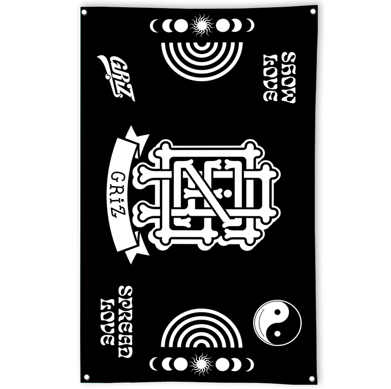 GRiZ Essentials V2 Bones Edition 2023 3' x 5' Flag