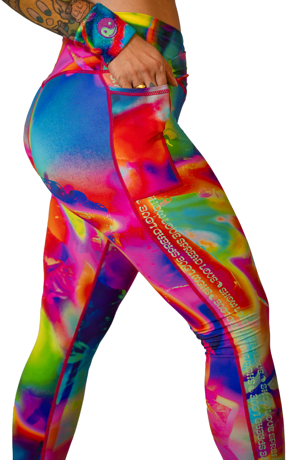 GRiZ Infra Rad Activewear Crossover Waist Leggings