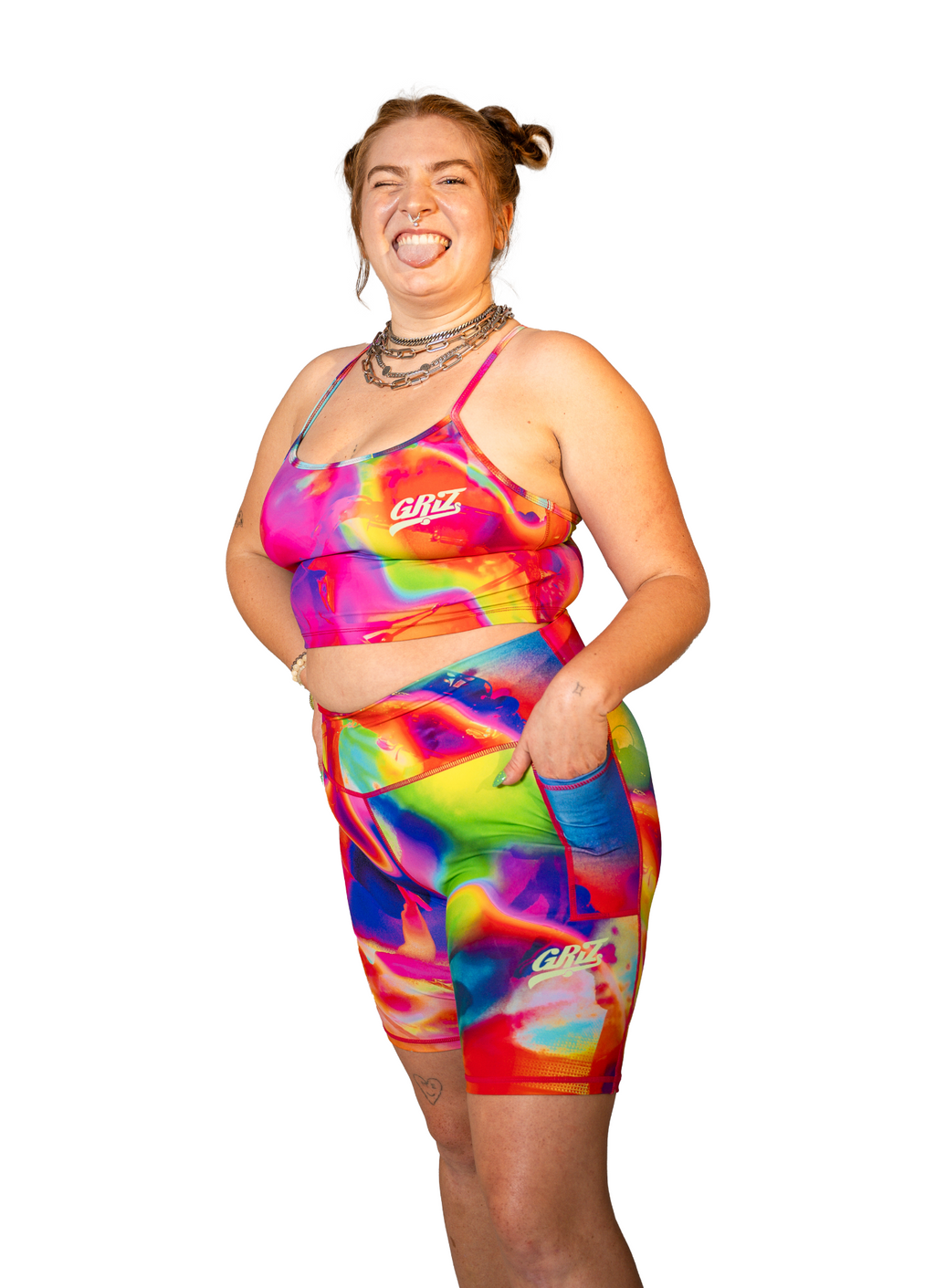 GRiZ Infra Rad Activewear Racerback Sports Tank
