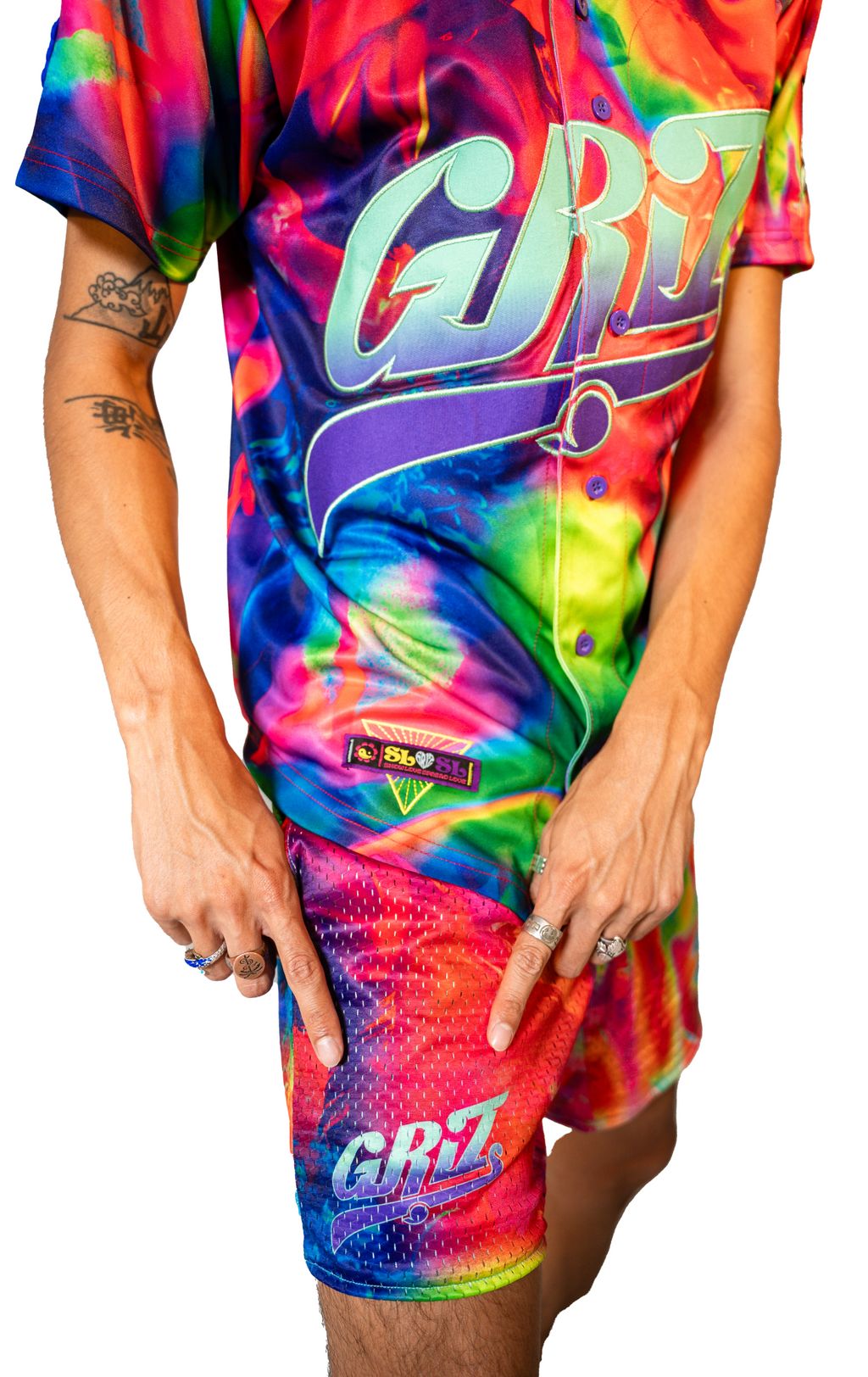 GRiZ Infra Rad Reversible Lounge Shorts