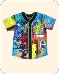 “Stay In Tune” Button Up Team Baseball Jersey