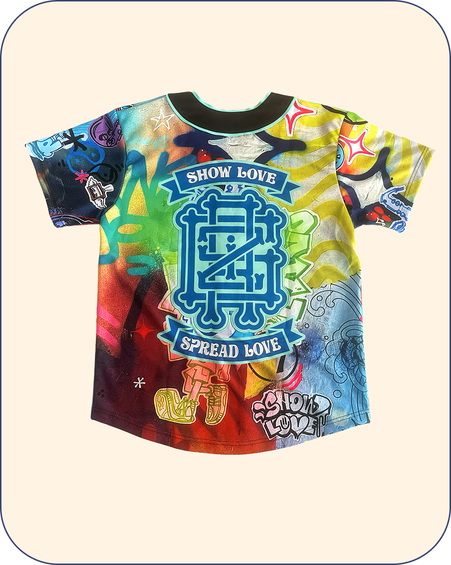 “Stay In Tune” Button Up Team Baseball Jersey