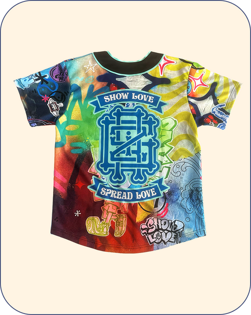 “Stay In Tune” Button Up Team Baseball Jersey