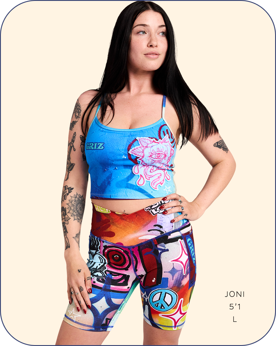 “Stay In Tune” Activewear Racerback Sports Tank