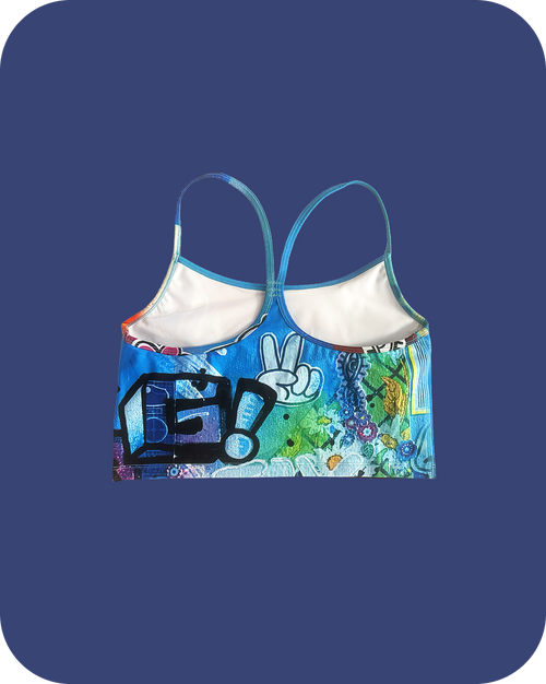 “Stay In Tune” Activewear Racerback Sports Tank