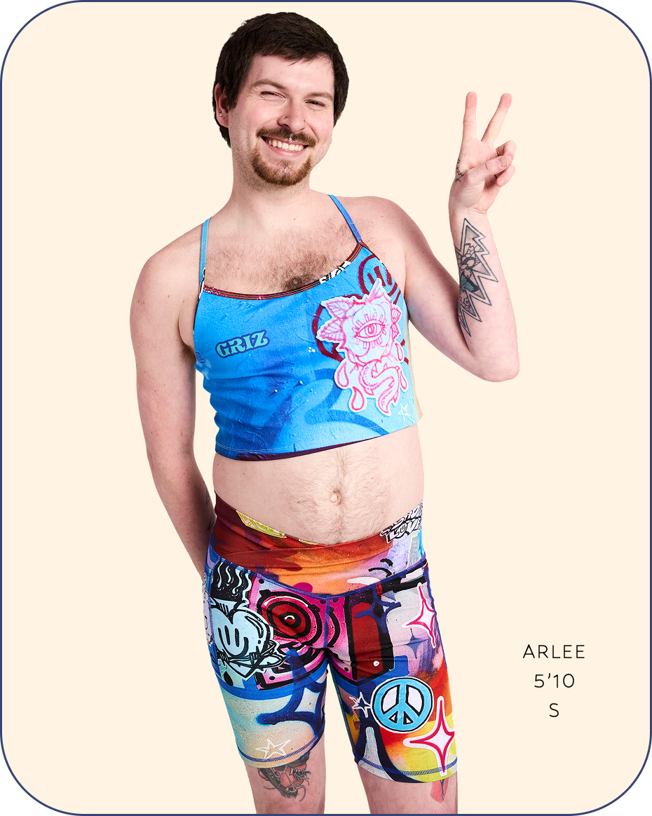 “Stay In Tune” Activewear Racerback Sports Tank